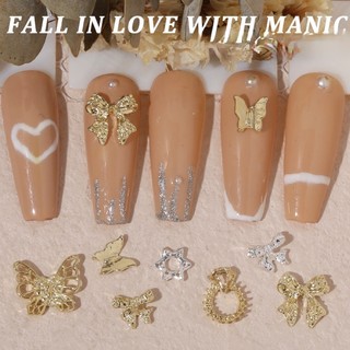 Set 10 charm nơ trang trí móng-charm nail mới