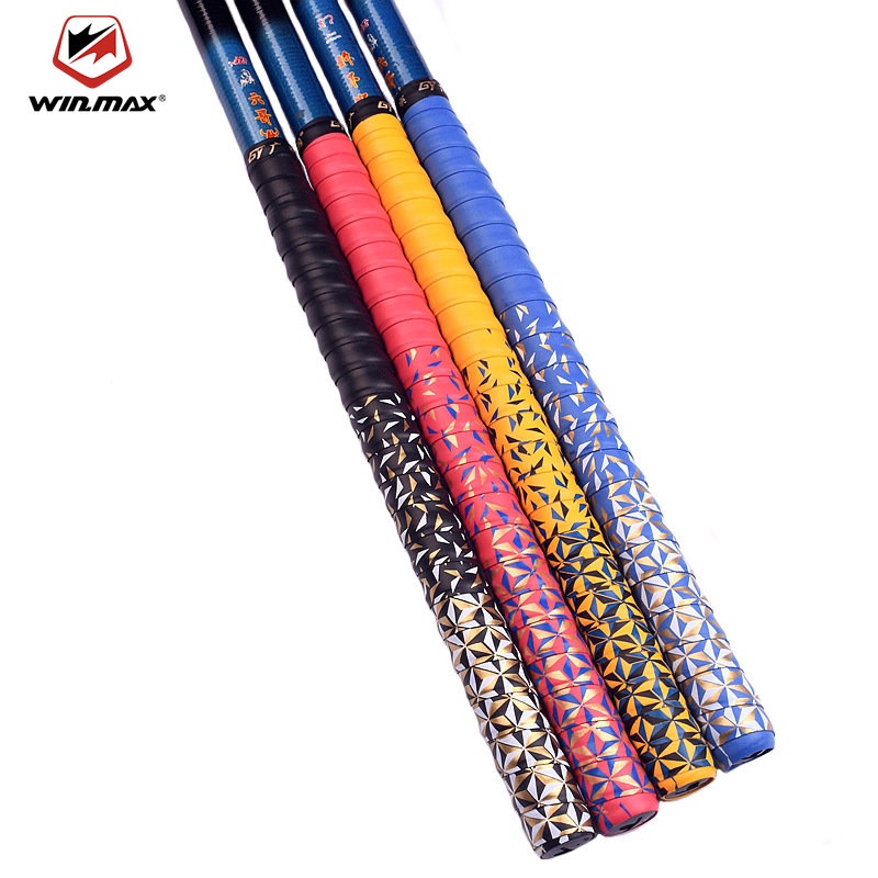 Băng quấn tay cầm vợt cầu lông cần câu WINMAX chống trượt màu sắc gradient 2m