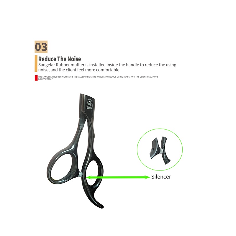 Kéo Cắt Tỉa Lông Thú Cưng 7 inch Màu Đen