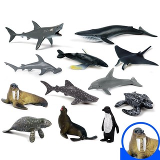 Set 12 Mô Hình Cá Mập Đồ Chơi mini Cho Bé