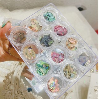 Xà cừ vân đá set 12 màu
