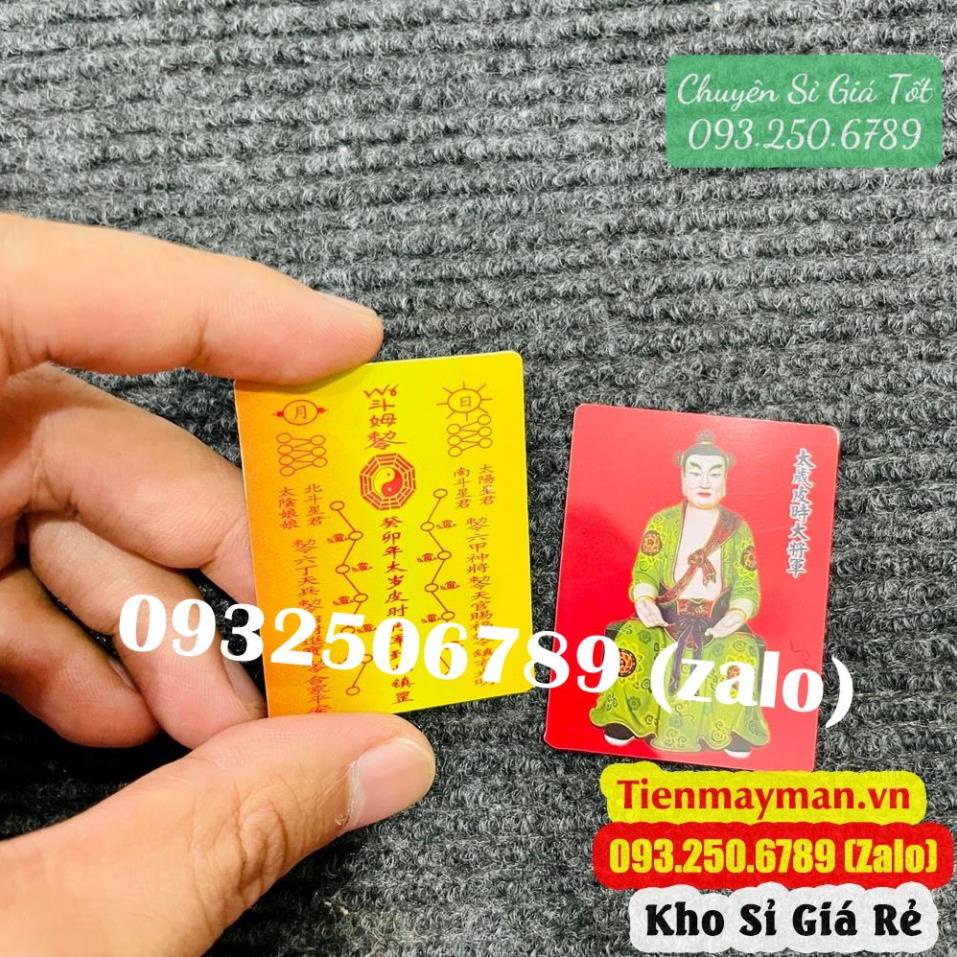 [GIÁ SỈ] [bằng plastic] KIM BÀI THÁI TUẾ NĂM 2023 DÀNH CHO CÁC TUỔI TÝ, NGỌ, MÃO, DẬU, THÌN