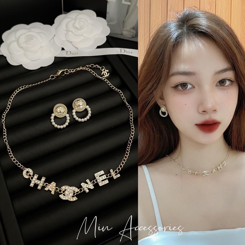 Vòng cổ, Dây chuyền nữ nhiều mẫu, Khuyên tai phụ kiện thời trang nữ PK - NhiNhi Shop