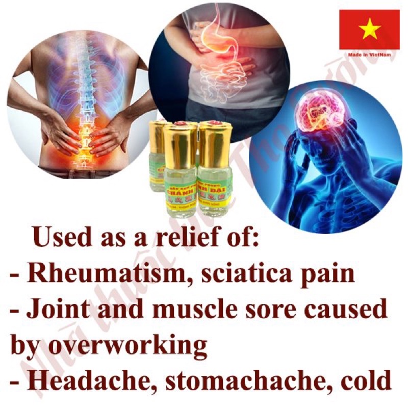 Dầu Khu Phong Chánh Đại - Xoa Bóp Chỉ Thống Linh - Trật Đả