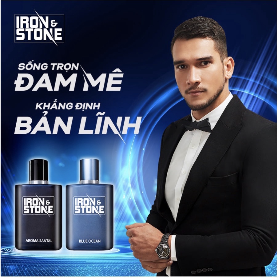 Nước hoa IRON & STONE Blue Ocean 50ml Z2002 - Dành cho nam