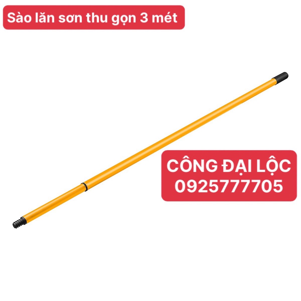 CÂY SÀO NỐI DÀI DÙNG CHO LĂN SƠN CÓ THỂ RÚT DÀI 3 MÉT TOLSEN