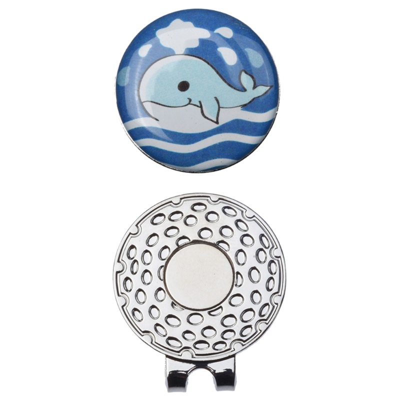 Kẹp Đánh Dấu Vị Trí Nón Chơi Golf 0.98 Inch Bằng Hợp Kim Kẽm