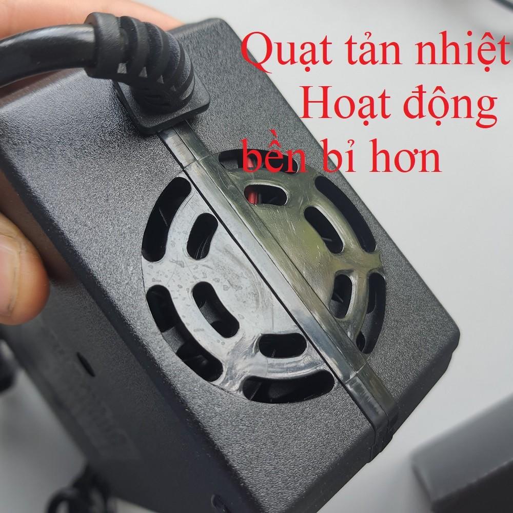 Sạc xe đạp điện 48V 12AH VITARA-BIKE tự ngắt khi đầy chống chai phồng bình có quạt tản nhiệt-HÀNG CHÍNH HÃNG