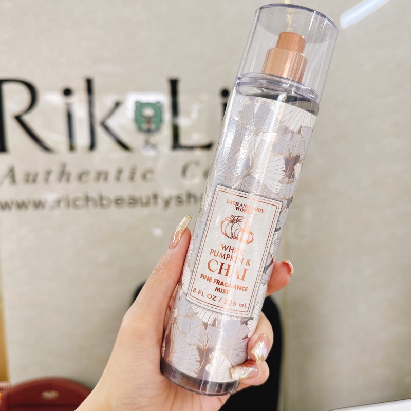 BILL BBW XỊT THƠM BODY MIST WHITE PUMPKIN CHAI USA