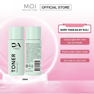 Combo mini Sữa rửa mặt + Toner (DA by MOI)