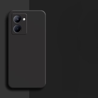 Ốp Lưng Dẻo Màu Đen Cho Realme C33 Không bám vân tay, Bảo vệ Camera, Chống sốc