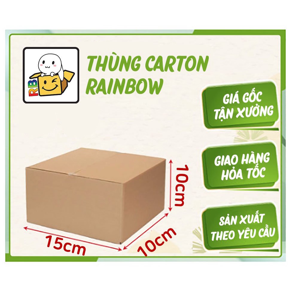 Thùng carton size 15x10x10 cm , hộp đóng hàng.