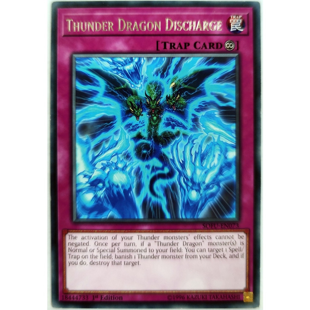[Thẻ Yugioh] Thunder Dragon Discharge |EN| Rare