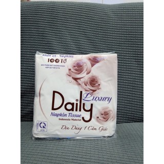 Khăn giấy ăn Daily bịch 100 tờ