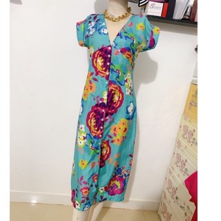 ĐẦM MAXI Kate Hoa ĐI BIỂN SIZE M
