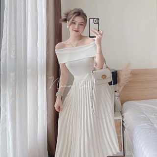 SET CHÂN VÁY KÈM ÁO BẸT VAI W3/33
