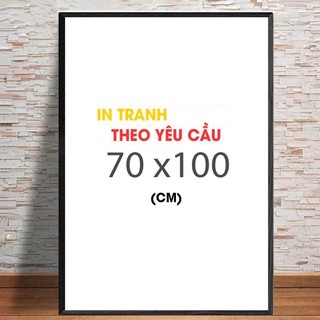 Tranh tráng gương in theo yêu cầu