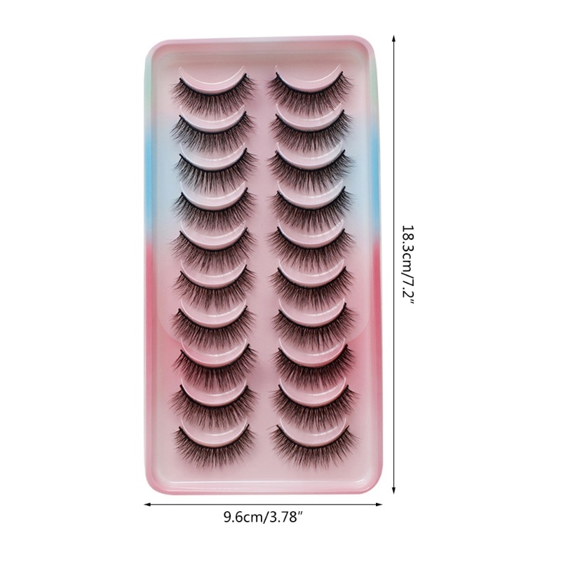 Set 10 Cặp Lông Mi Giả 3D Dài Và Dày Tự Nhiên YOUYO