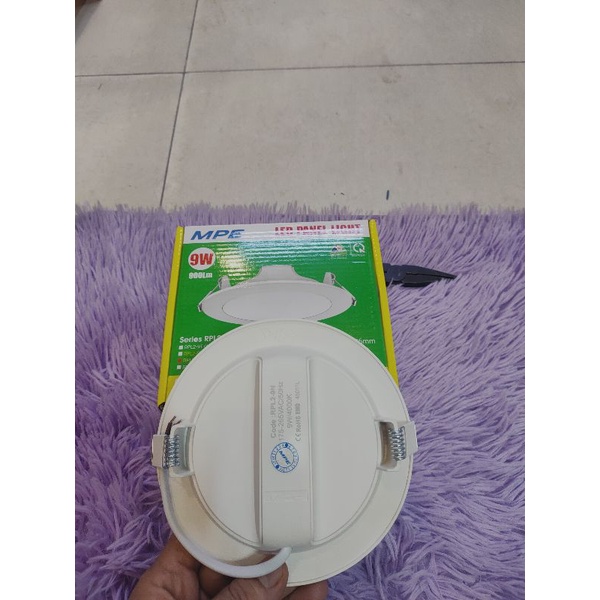 Đèn âm trần MPE d125/147-9w