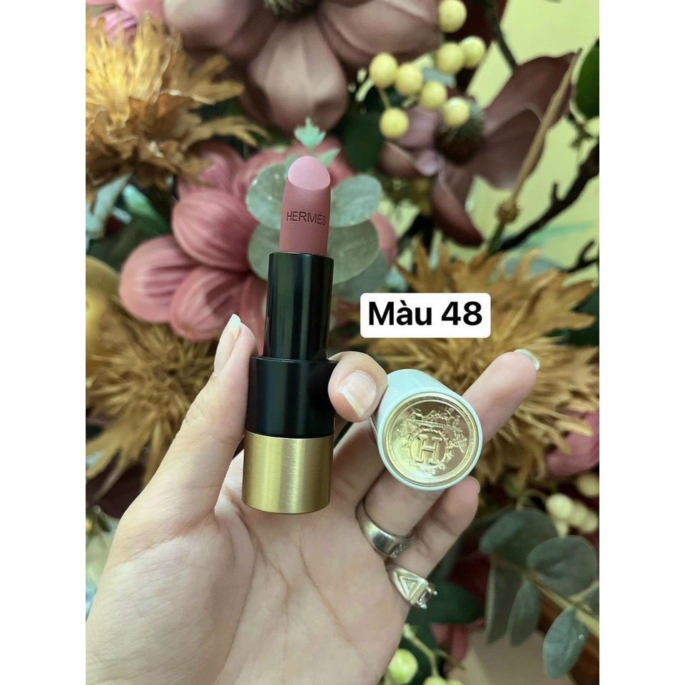 Son Hermes Rouge Casaque Lên Tone Màu Cực Sáng Da, Lâu Trôi, Căng Mọng Môi