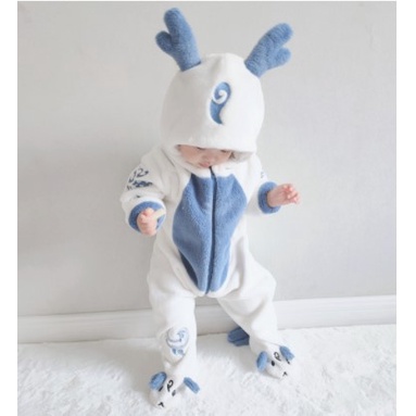 Babyfair. Bộ Áo Liền Quần Kiểu Hình Động Vật Dễ Thương Cho Bé