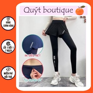 Quần tập gym nữ dáng dài 2 lớp có túi, kiểu quần short legging nữ tập gym, yoga, zumba, leo núi, đi bơi, chạy bộ S024