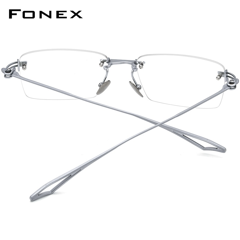 Mắt Kính Gọng Vuông Bằng Titan Thời Trang 2022 Dành Cho Nam