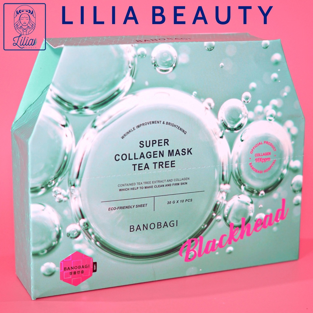 Mặt Nạ Giấy Cao Cấp Banobagi Super Collagen-Hộp 10 miếng riêng