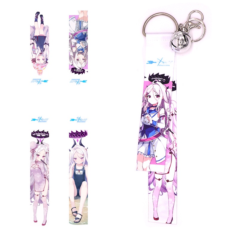 Móc Chìa Khóa Hình Nhân Vật Shirasu Azusa Trong Anime Blue Archive NS3