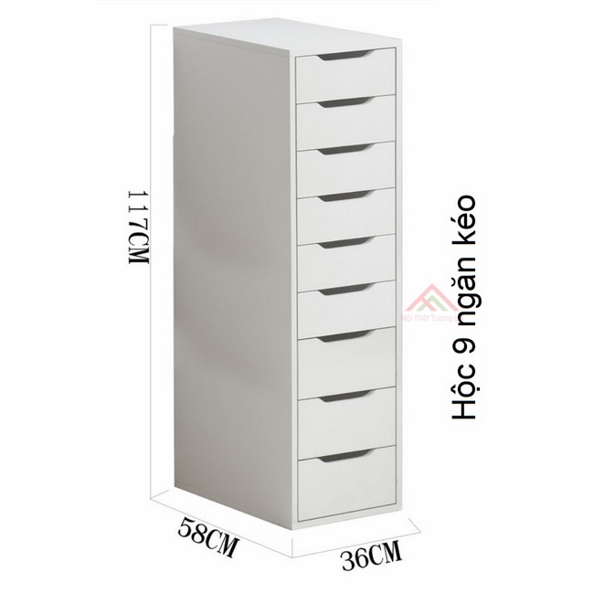Hộc tủ ngăn kéo dành cho bàn Ikea nhiều kích thước