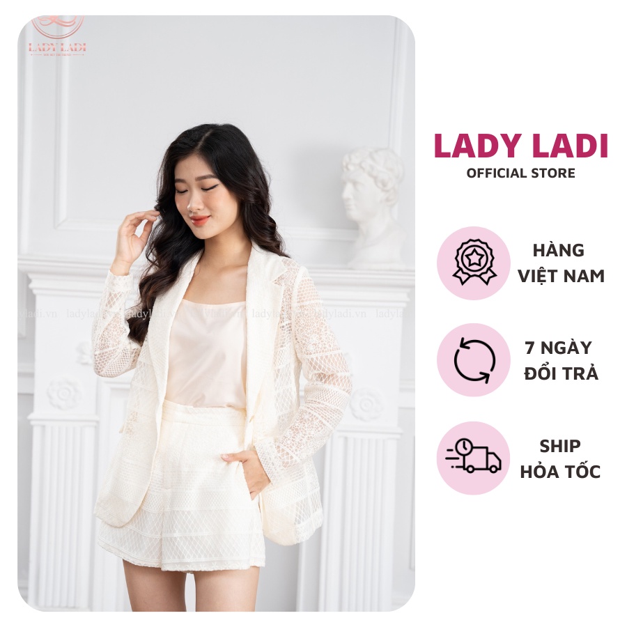 Set vest nữ 3 món công sở LADI sang trọng NSE07