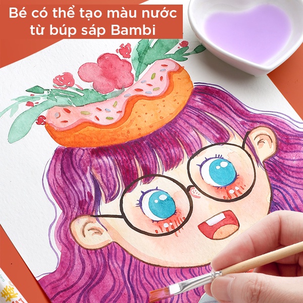 Hộp bút màu xoay vặn 2in1 màu sáp, màu nước cho bé - Hàng chất lượng 12/24/36/48 màu 1 hộp