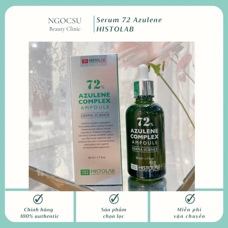 [ HISTOLAB] Serum 72% AZULENE COMPLEX AMPOULE  50ML