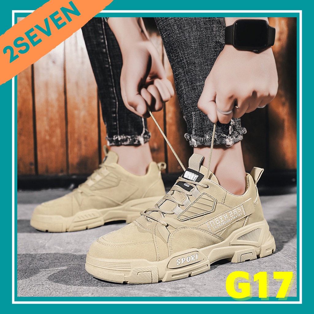 Giày nam đẹp Ulzzang thoáng khí, không thấm nước, chống trượt - 2SEVEN - G17