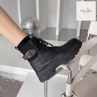 Bốt Nữ Khuy Cổ Chun Len Hàng XỊn