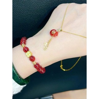Charm 4 lá vàng