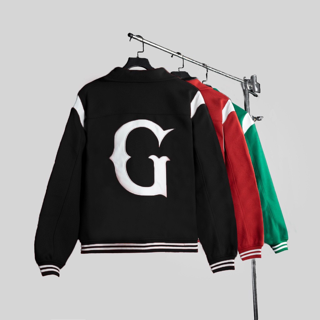 Áo khoác bomber varsity jacket The Bad God Big G