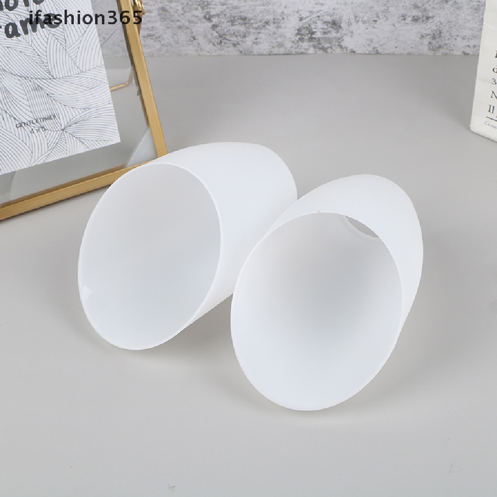 1 Vỏ Bọc Đèn Bằng Nhựa Màu Trắng Thiết Kế Đơn Giản Thời Trang