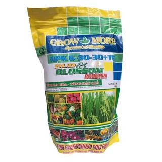 Growmore 6-30-30 TE Phân bón lá cao cấp kích ra hoa, tăng đậu quả gói 1kg tốt cho mọi cây trồng
