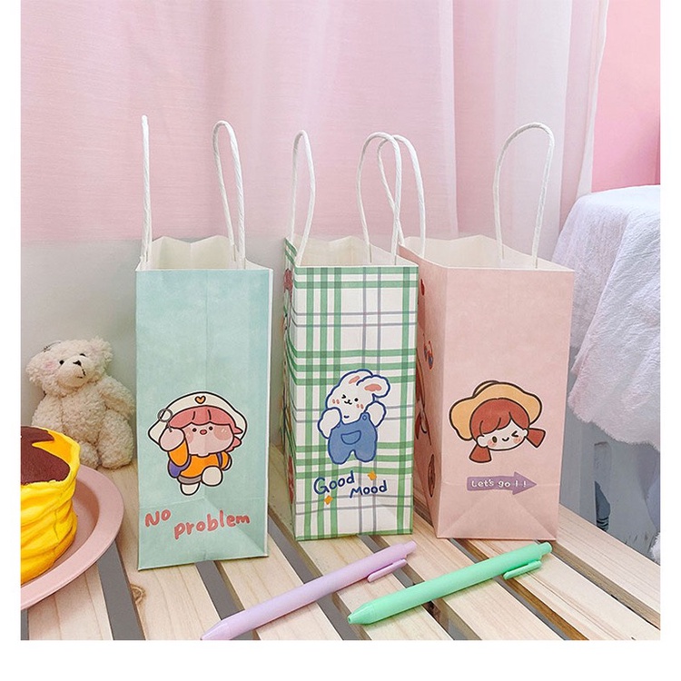 Túi Giấy Quai Xách Đựng Quà Tặng Cute Dễ Thương