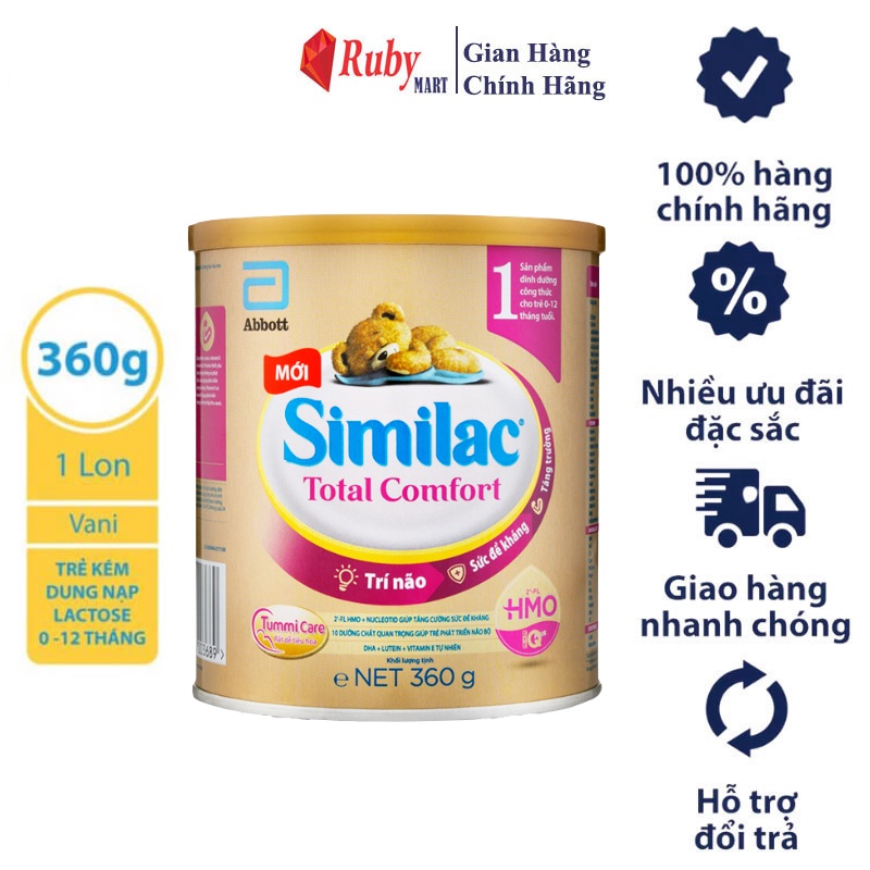 Sữa bột Similac Total Comfort 1 360G (HMO)