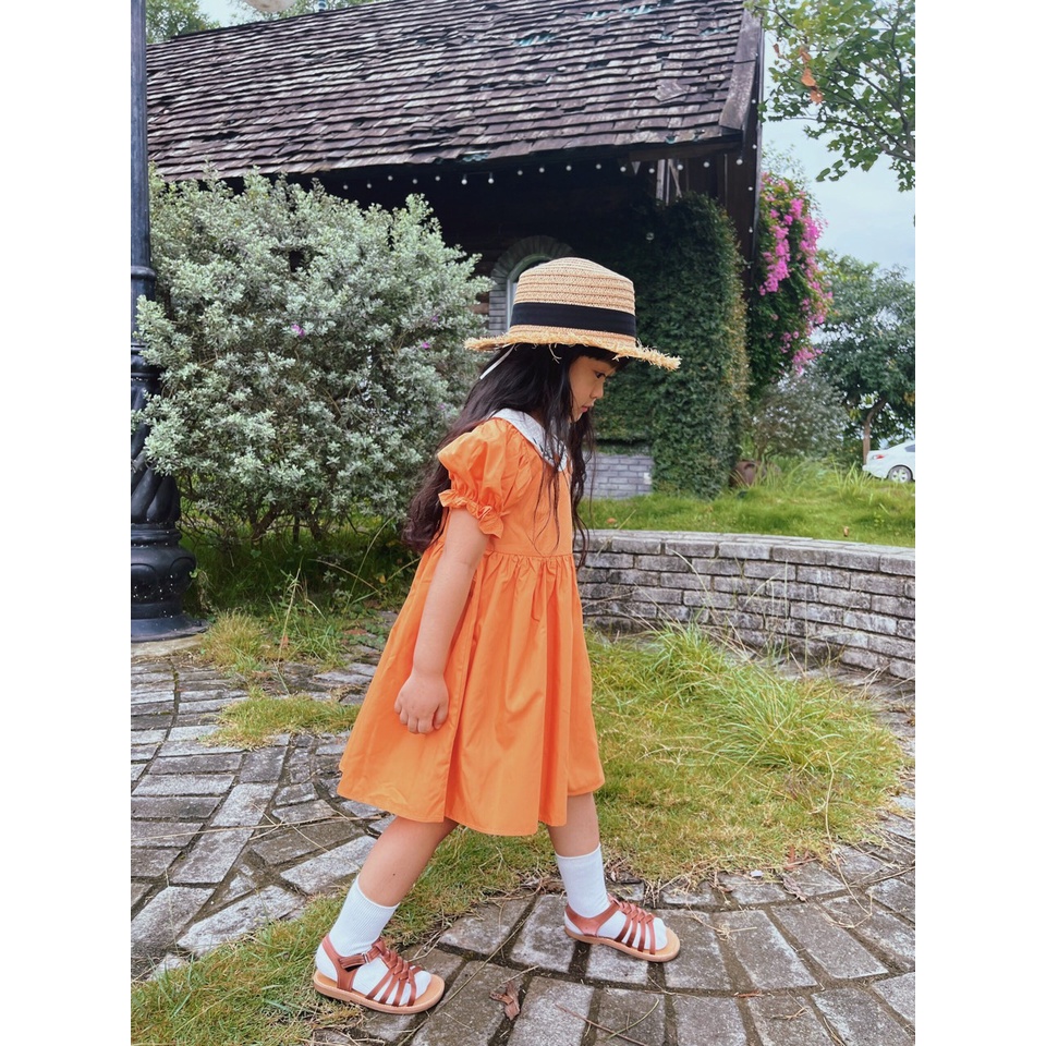 VÁY CAM CÀ RỐT BÉ GÁI