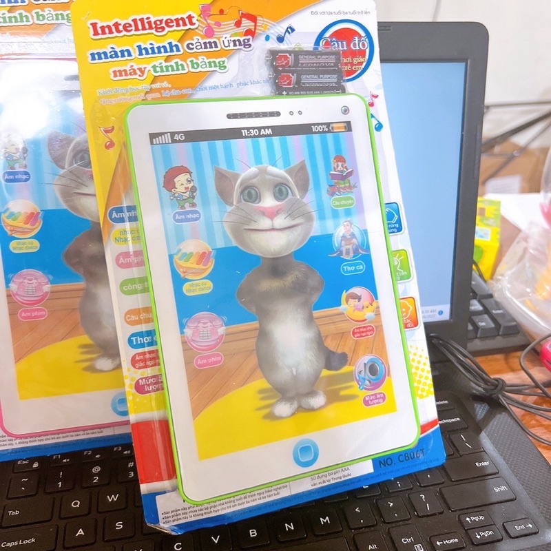 Đồ chơi  iPad  mèo tôm  thông minh  cảm ứng  đa  chức năng