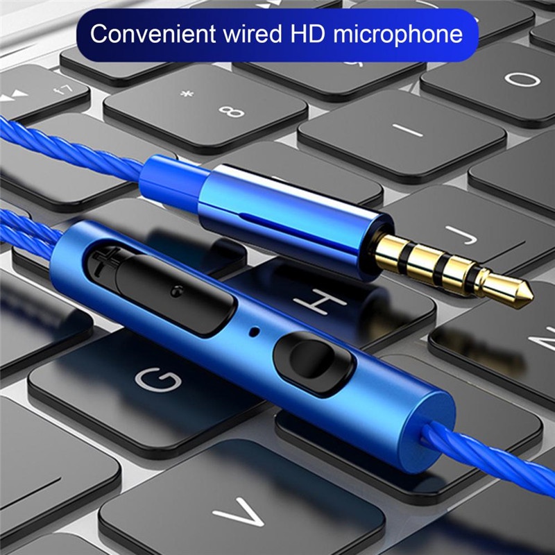 Tai Nghe Nhét Tai 9D Jack 3.5mm Bass Trầm Có Micro Và Phụ Kiện