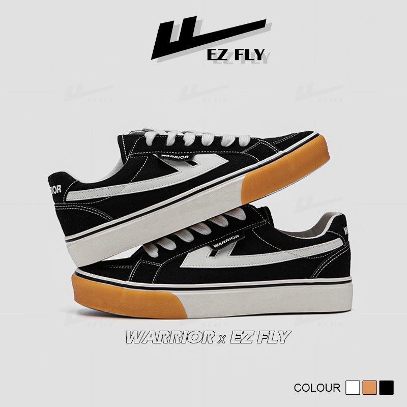 Giày thể thao nữ nam đế bằng thời trang WARRIOR-09 , Giày sneaker nam nữ cao cấp chống trơn trượt mã WAR09