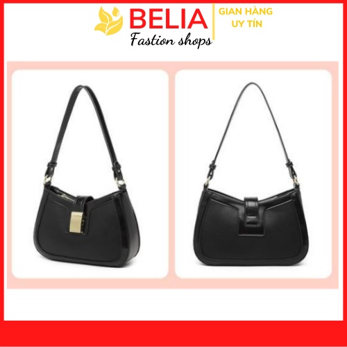 Túi xách nữ đeo chéo kẹp nách đẹp thời trang giá rẻ quai mix khăn nơ cao cấp BELIA TX5