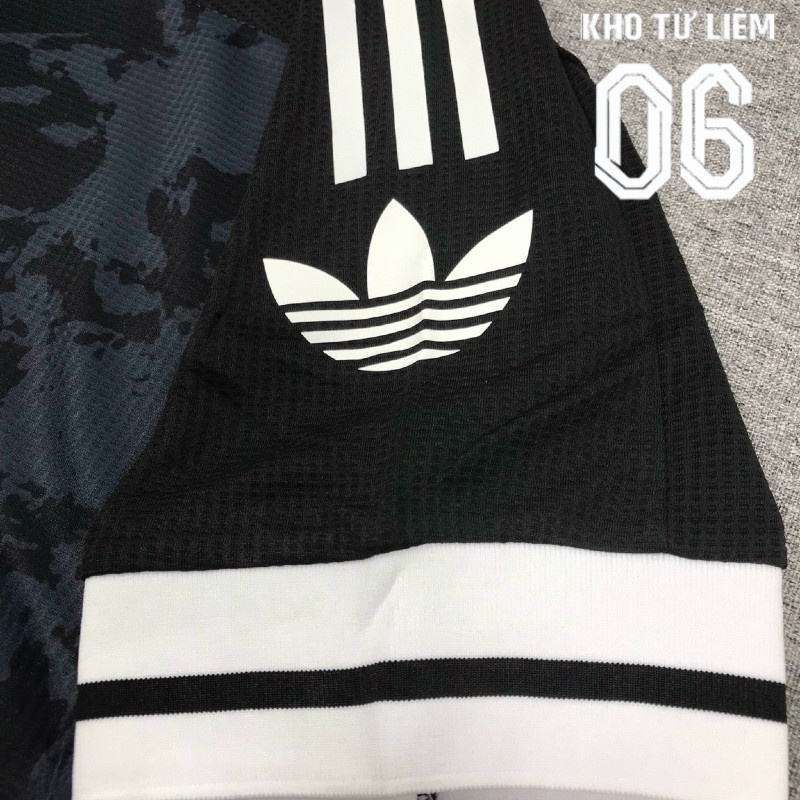 Đồ đá banh - bộ quần áo đá bóng nam ngắn tay mẫu cỏ ba lá chất vải fex cao cấp