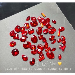 Đá khối mix set 50 viên trang trí móng