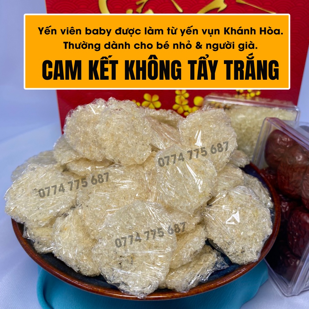 100g Yến Baby Tinh Chế Nha Trang Nguyên Chất Yến Viên Nha Trang Cao Cấp