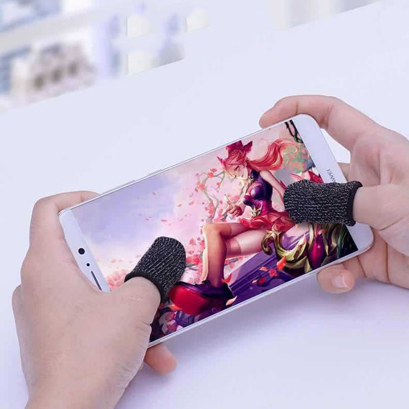 Cặp vỏ bọc ngón tay dùng màn hình cảm ứng chống mồ hôi tiện dụng khi chơi game trên điện thoại